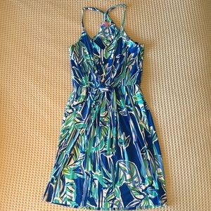 Lilly Pulitzer Blue Crush Bamboo Rosa Dress